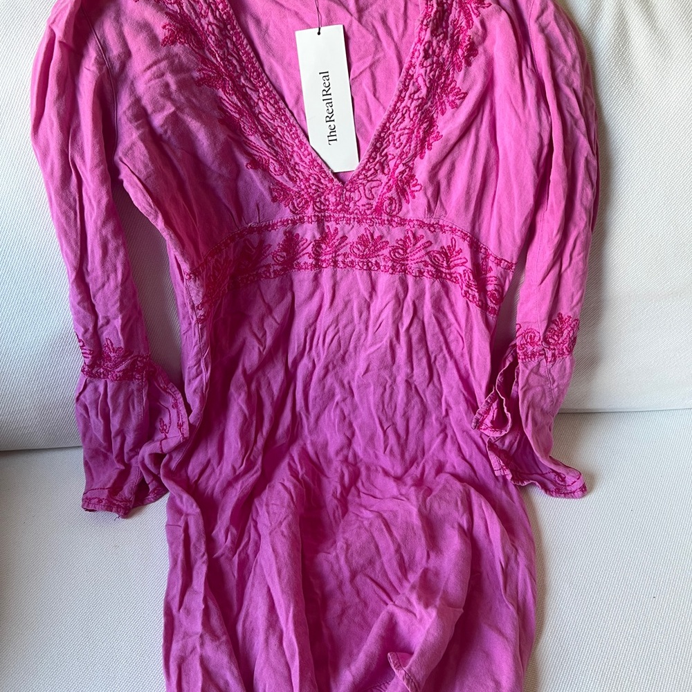 Calypso St. Barth Pink Mini Dress